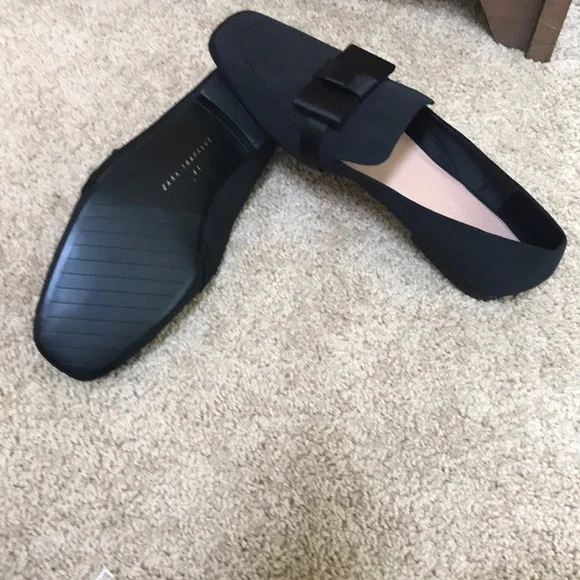 NWOT! ZARA size 41 black flats with bow - Picture 4 of 8